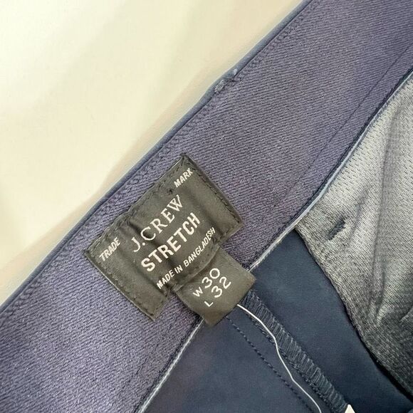 J. Crew Chino Khaki Pants Men's 30"x32" Slim Flex Fit Stretch Flat Front NWT - Picture 6 of 11